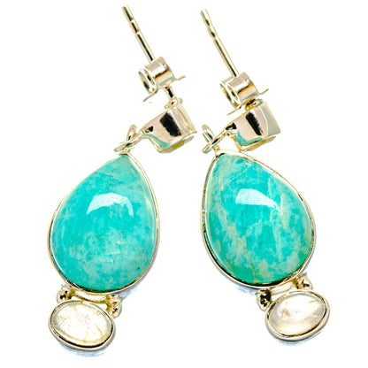 Amazonite Earrings handcrafted by Ana Silver Co - EARR422923