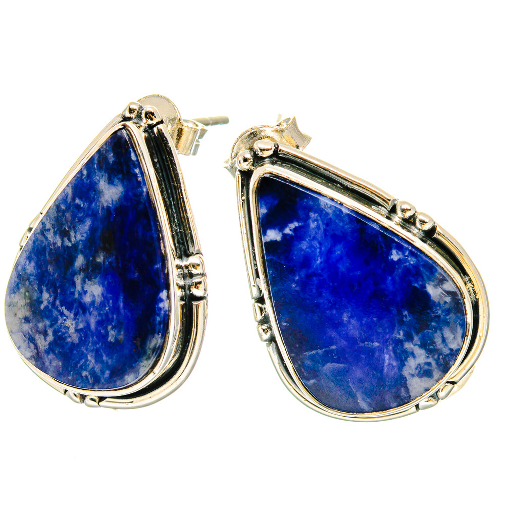 Sodalite Earrings handcrafted by Ana Silver Co - EARR422925