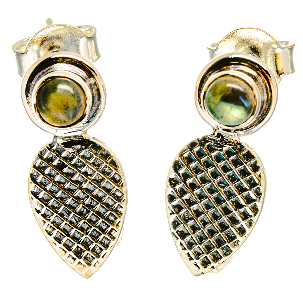 Labradorite Earrings handcrafted by Ana Silver Co - EARR422935 - Photo 2