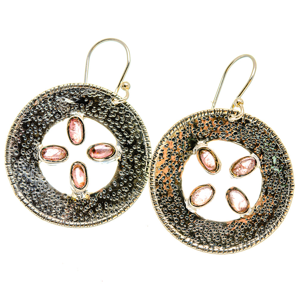 Pink Tourmaline Earrings handcrafted by Ana Silver Co - EARR422939