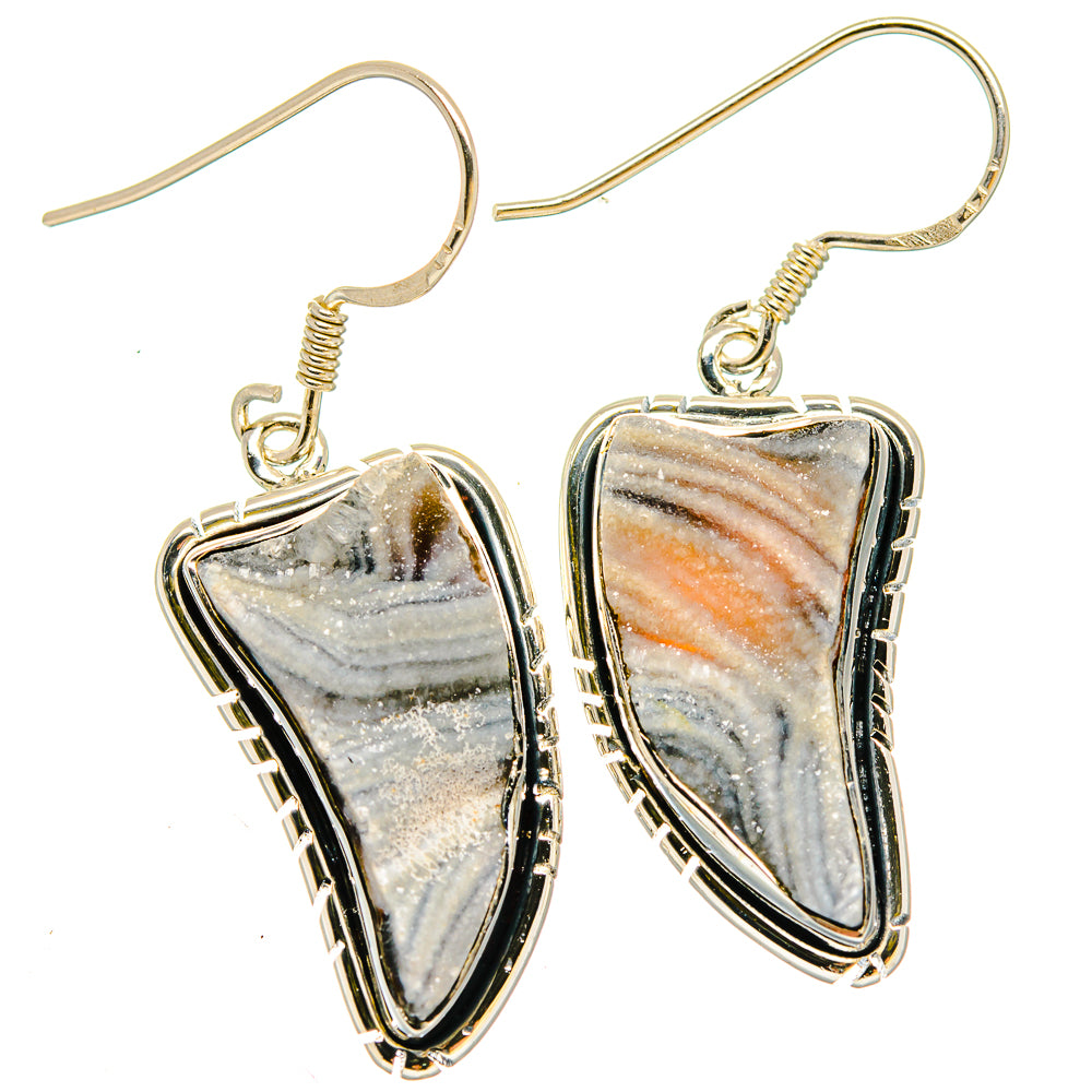 Desert Druzy Earrings handcrafted by Ana Silver Co - EARR422961