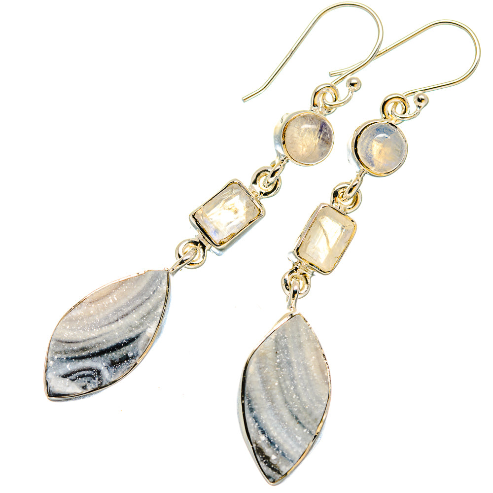 Desert Druzy Earrings handcrafted by Ana Silver Co - EARR422965
