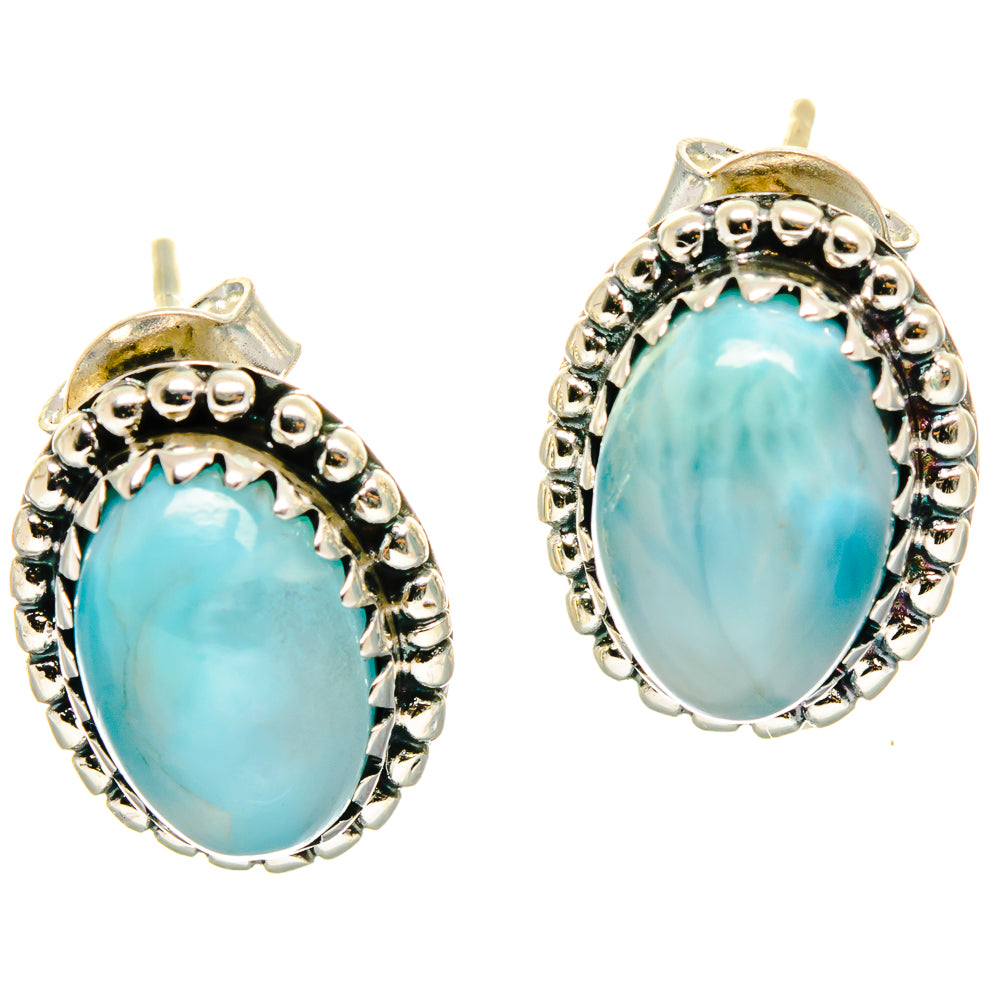 Larimar Earrings handcrafted by Ana Silver Co - EARR422982