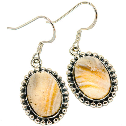 Desert Druzy Earrings handcrafted by Ana Silver Co - EARR422992
