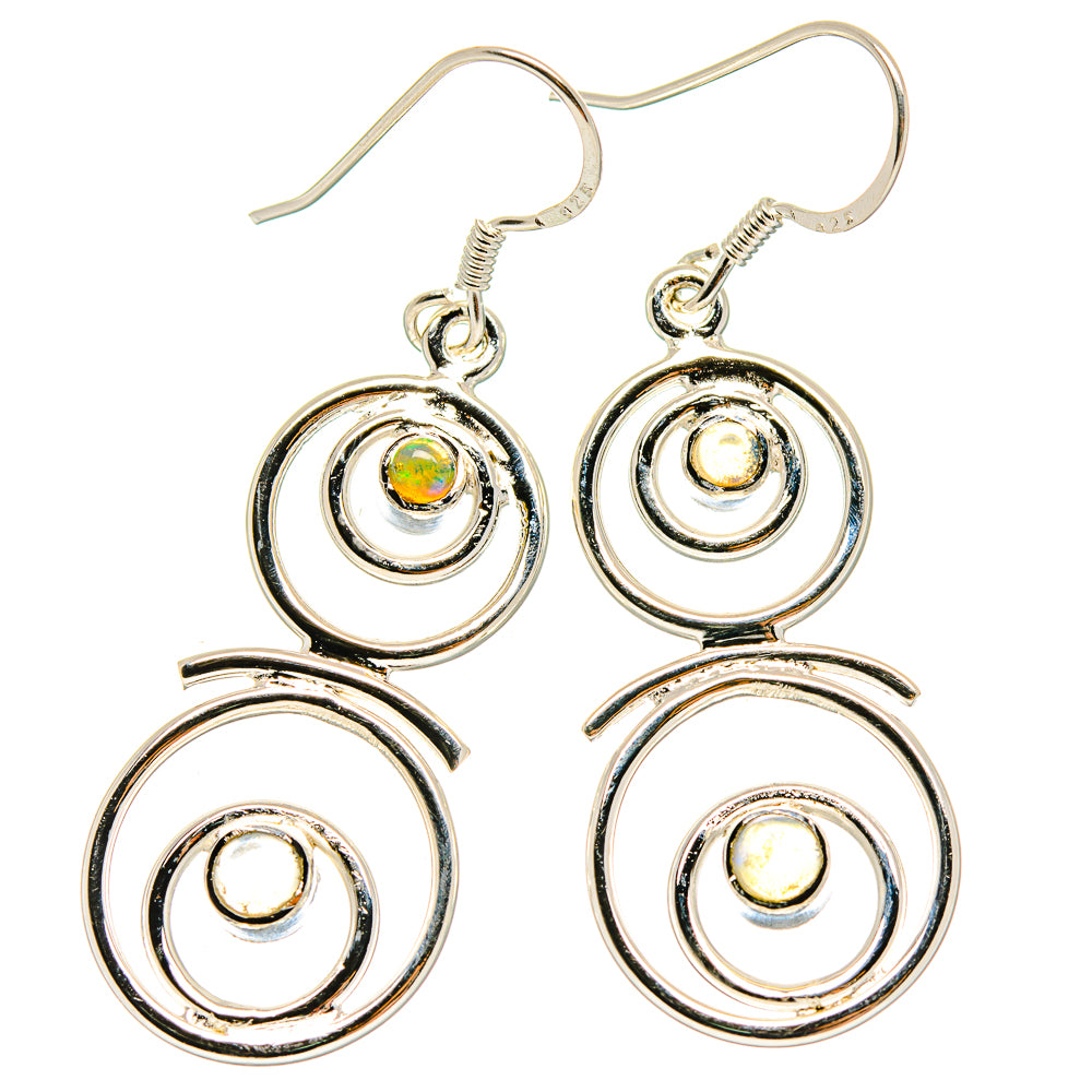 Ethiopian Opal Earrings handcrafted by Ana Silver Co - EARR422998