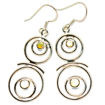 Ethiopian Opal Earrings handcrafted by Ana Silver Co - EARR422998
