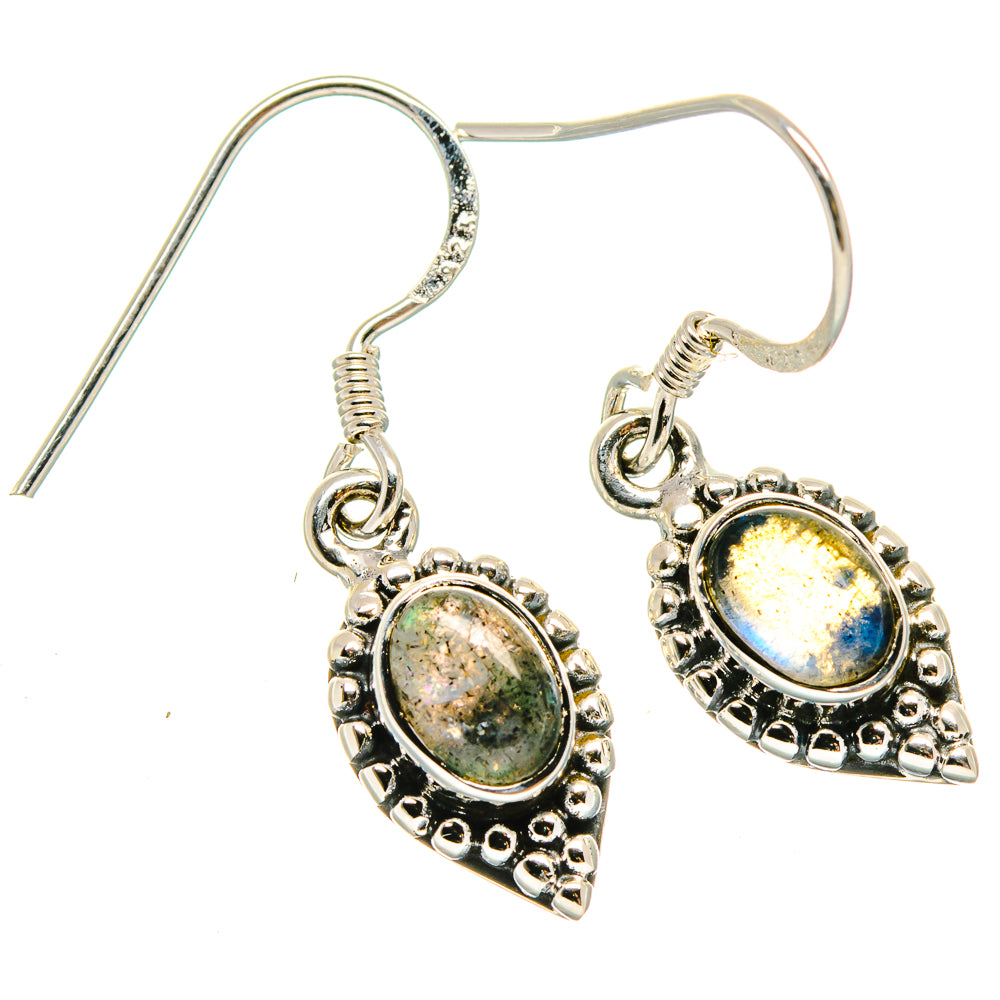 Labradorite Earrings handcrafted by Ana Silver Co - EARR423004