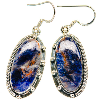 Sodalite Earrings handcrafted by Ana Silver Co - EARR423013