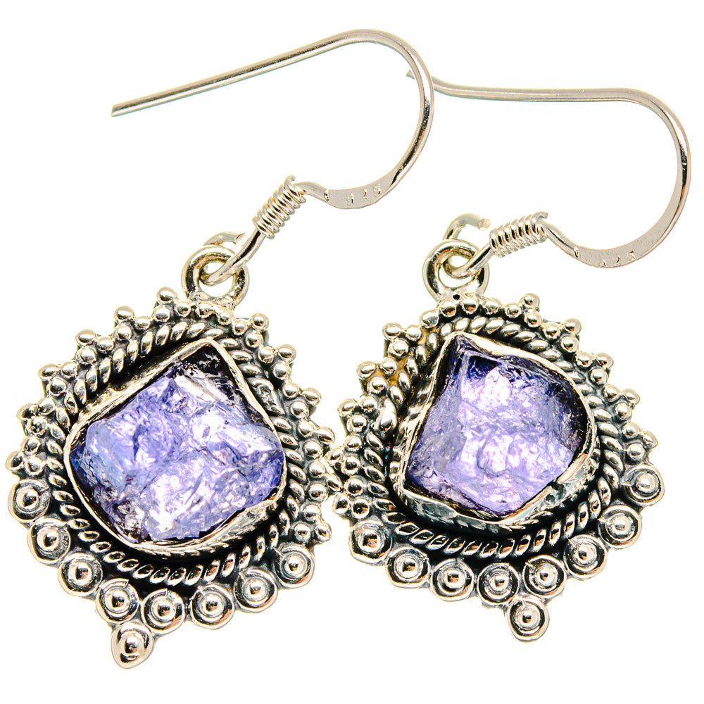 Tanzanite Earrings handcrafted by Ana Silver Co - EARR423023
