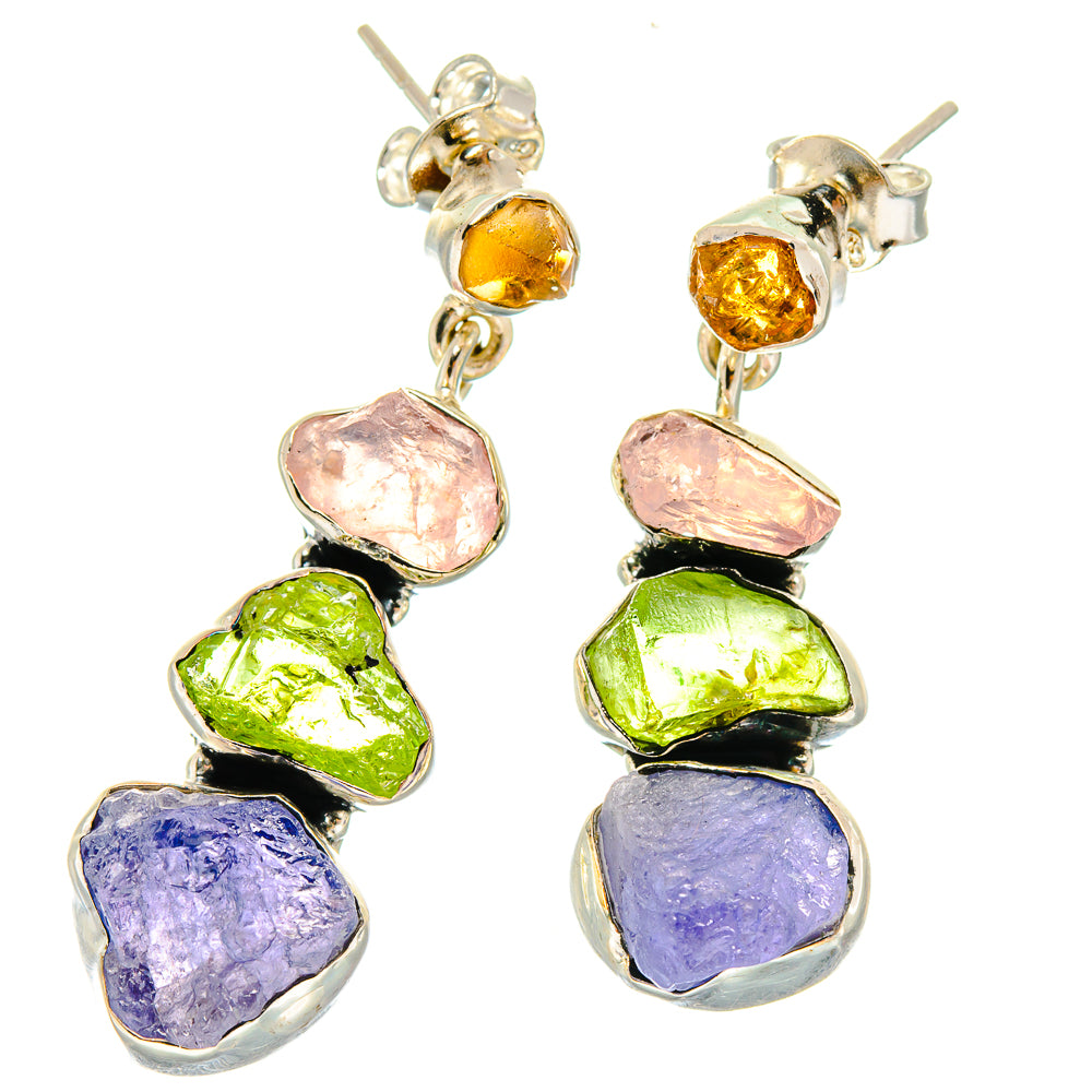 Tanzanite Earrings handcrafted by Ana Silver Co - EARR423026