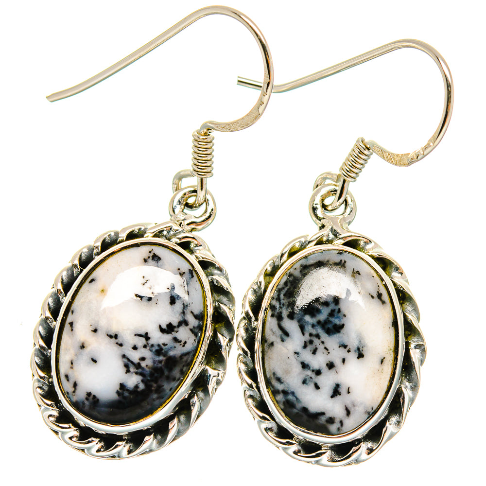 Dendritic Opal Earrings handcrafted by Ana Silver Co - EARR423051
