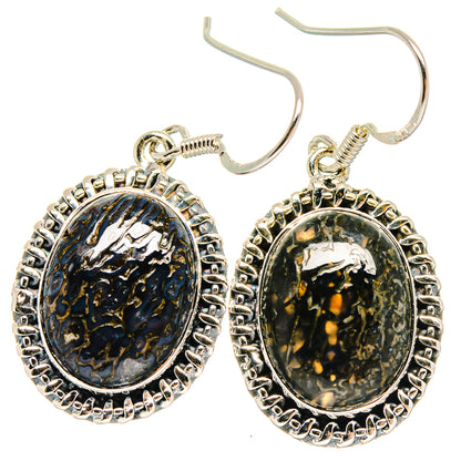 Dinosaur Bone Earrings handcrafted by Ana Silver Co - EARR423053