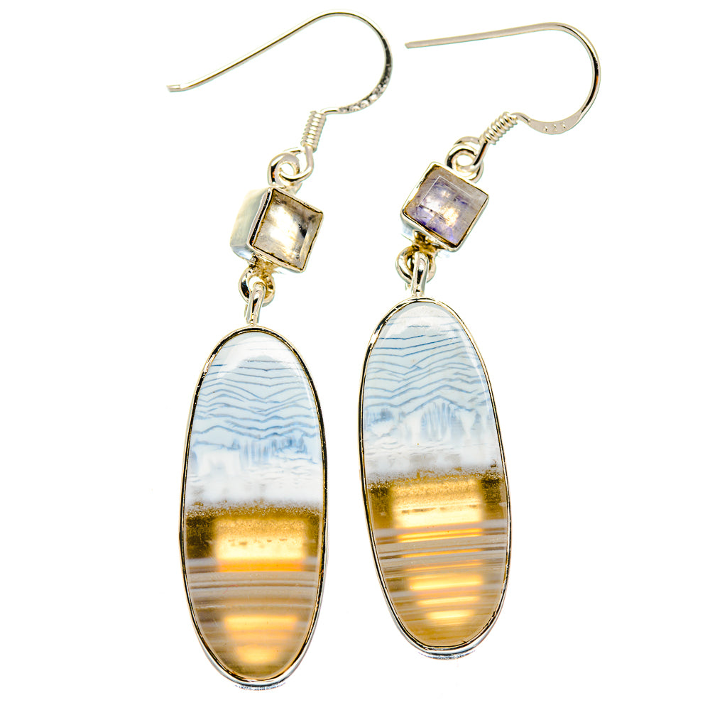 Owyhee Opal Earrings handcrafted by Ana Silver Co - EARR423058