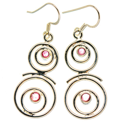 Pink Tourmaline Earrings handcrafted by Ana Silver Co - EARR423059