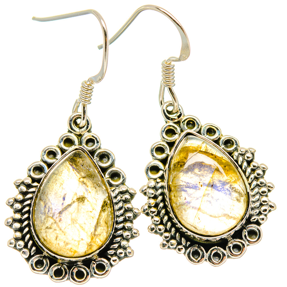 Labradorite Earrings handcrafted by Ana Silver Co - EARR423065