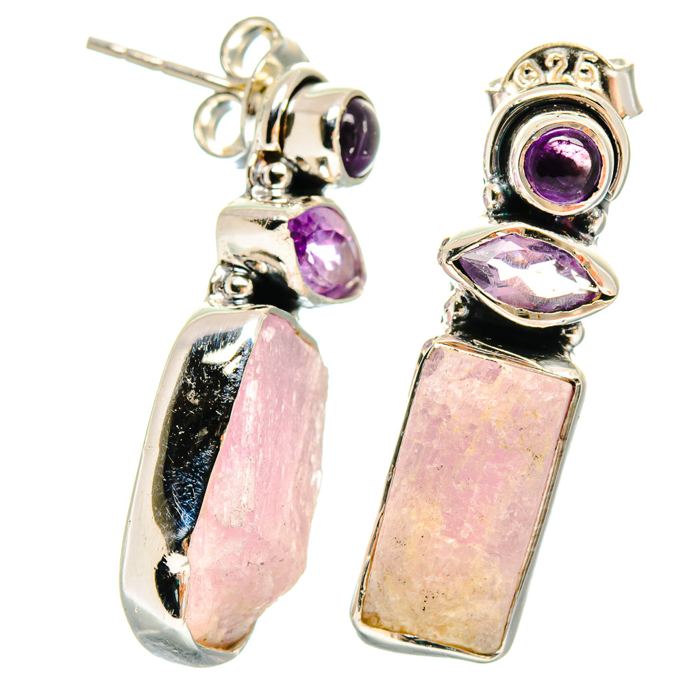 Pink Opal Earrings handcrafted by Ana Silver Co - EARR423070