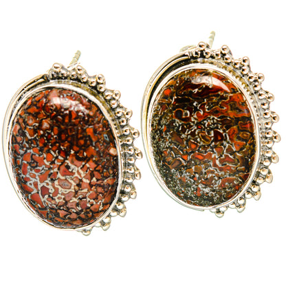 Dinosaur Bone Earrings handcrafted by Ana Silver Co - EARR423076