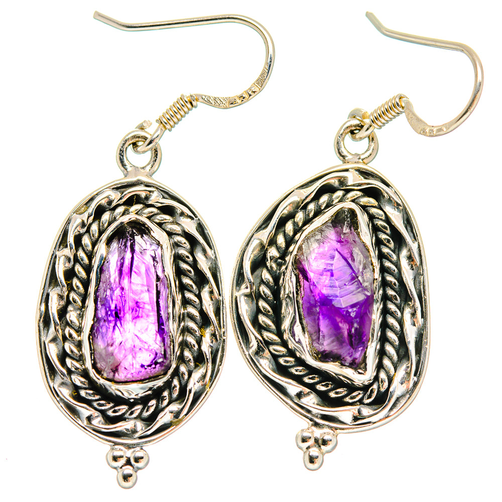 Amethyst Earrings handcrafted by Ana Silver Co - EARR423089 - Photo 2