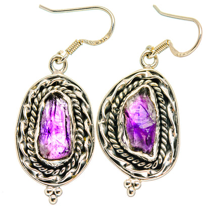Amethyst Earrings handcrafted by Ana Silver Co - EARR423089 - Photo 2