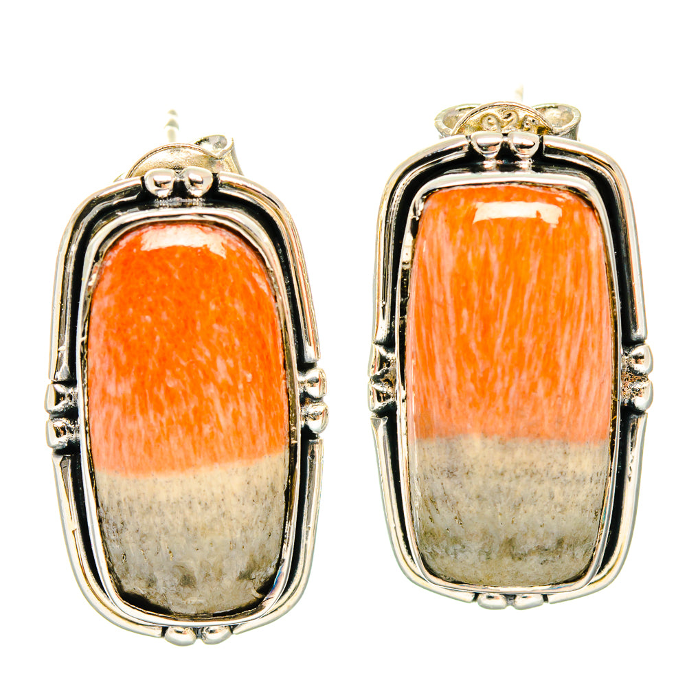 Scolecite Earrings handcrafted by Ana Silver Co - EARR423091