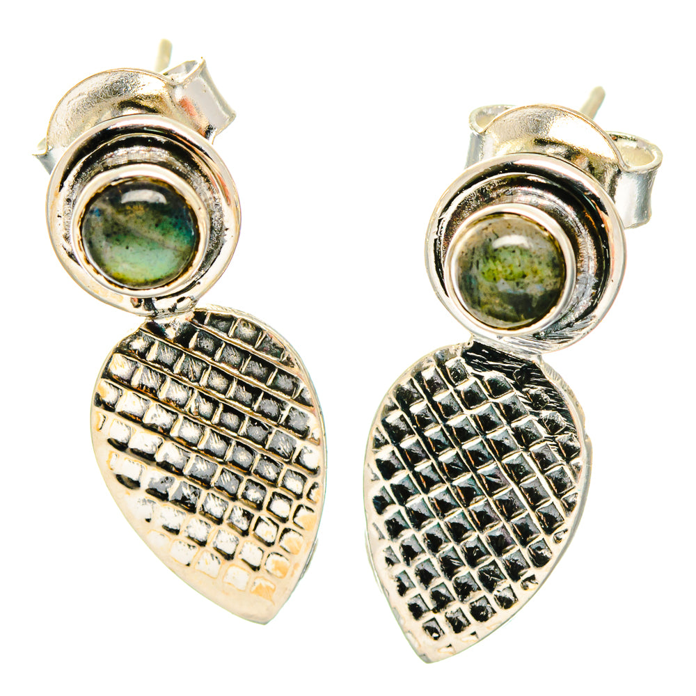 Labradorite Earrings handcrafted by Ana Silver Co - EARR423102 - Photo 2