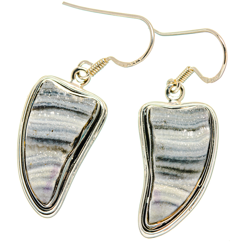 Desert Druzy Earrings handcrafted by Ana Silver Co - EARR423103