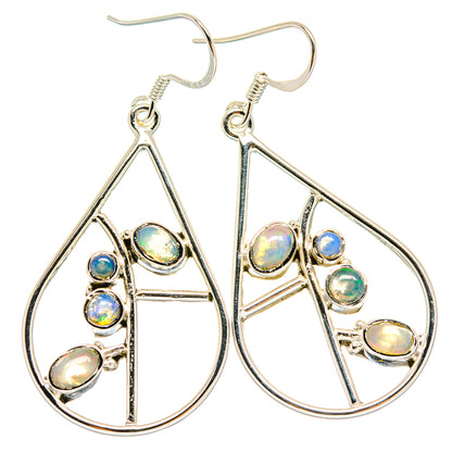 Ethiopian Opal Earrings handcrafted by Ana Silver Co - EARR423108