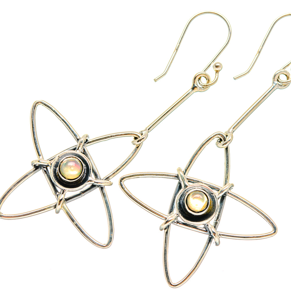 Ethiopian Opal Earrings handcrafted by Ana Silver Co - EARR423114