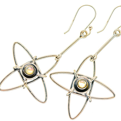 Ethiopian Opal Earrings handcrafted by Ana Silver Co - EARR423114