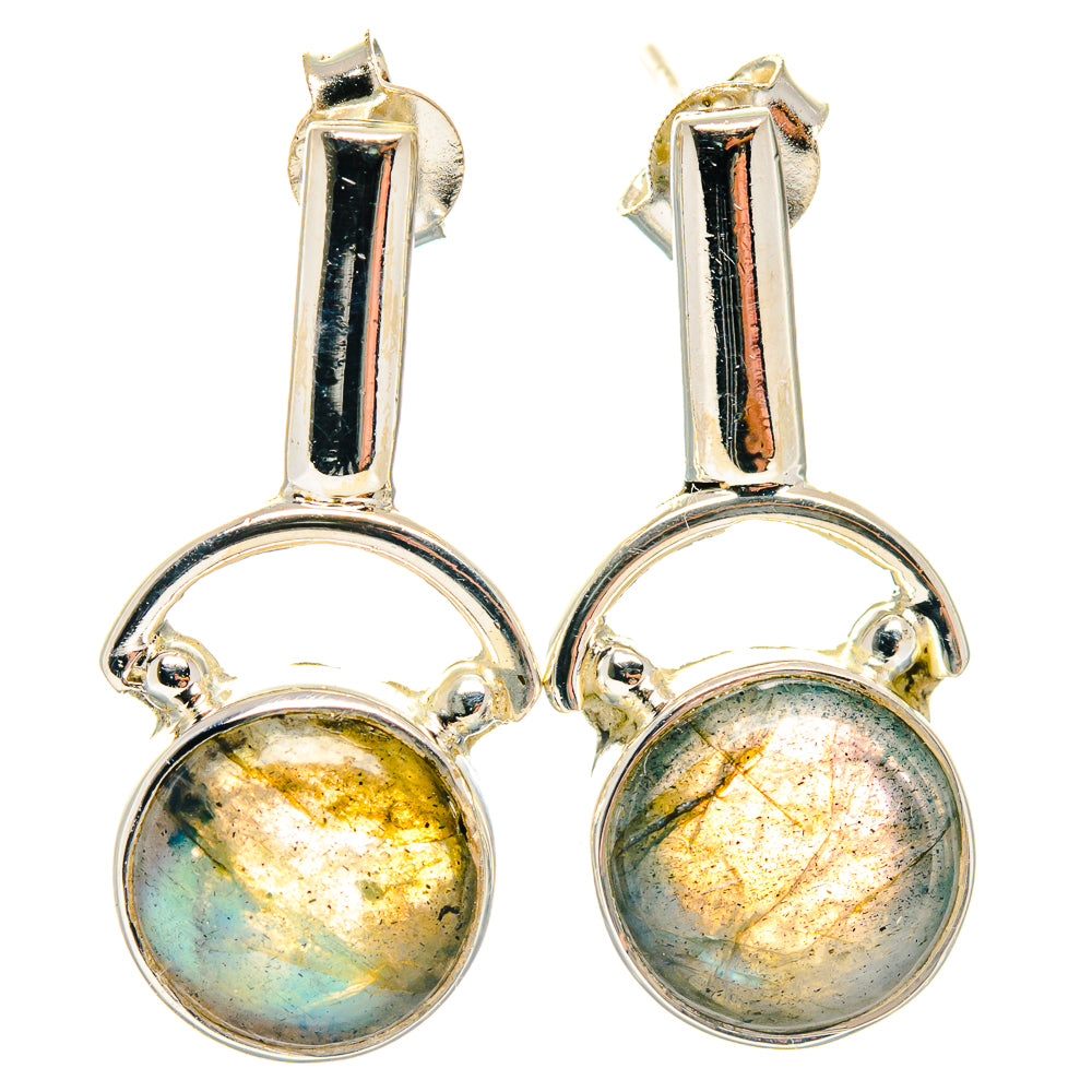 Labradorite Earrings handcrafted by Ana Silver Co - EARR423148