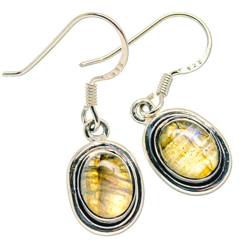 Labradorite Earrings handcrafted by Ana Silver Co - EARR423154