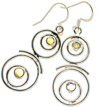 Ethiopian Opal Earrings handcrafted by Ana Silver Co - EARR423156