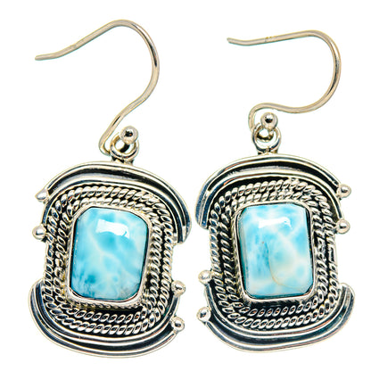 Larimar Earrings handcrafted by Ana Silver Co - EARR423168