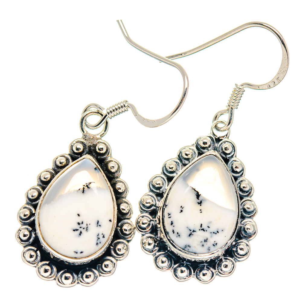 Dendritic Opal Earrings handcrafted by Ana Silver Co - EARR423172