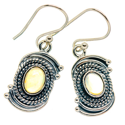 Ethiopian Opal Earrings handcrafted by Ana Silver Co - EARR423181