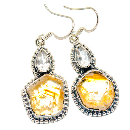 Citrine Earrings handcrafted by Ana Silver Co - EARR423185