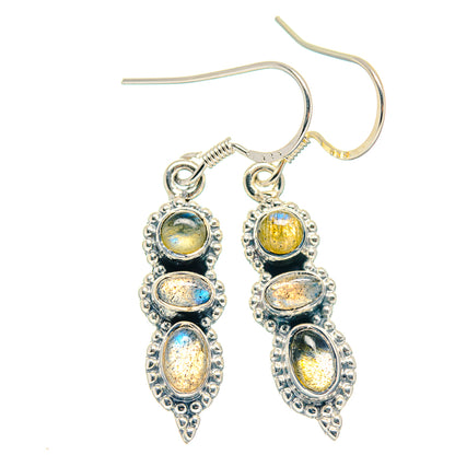 Labradorite Earrings handcrafted by Ana Silver Co - EARR423187