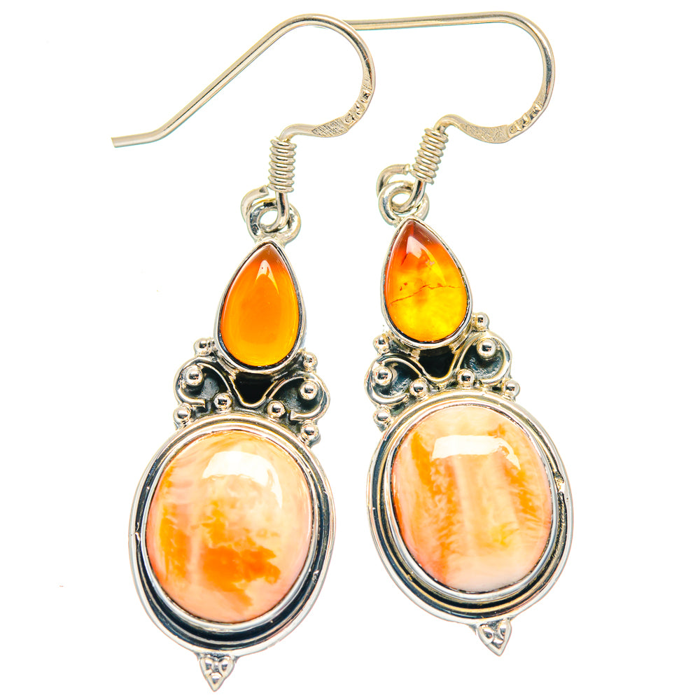 Scolecite Earrings handcrafted by Ana Silver Co - EARR423192