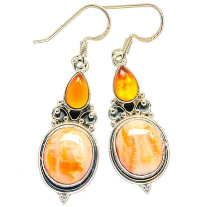 Scolecite Earrings handcrafted by Ana Silver Co - EARR423192