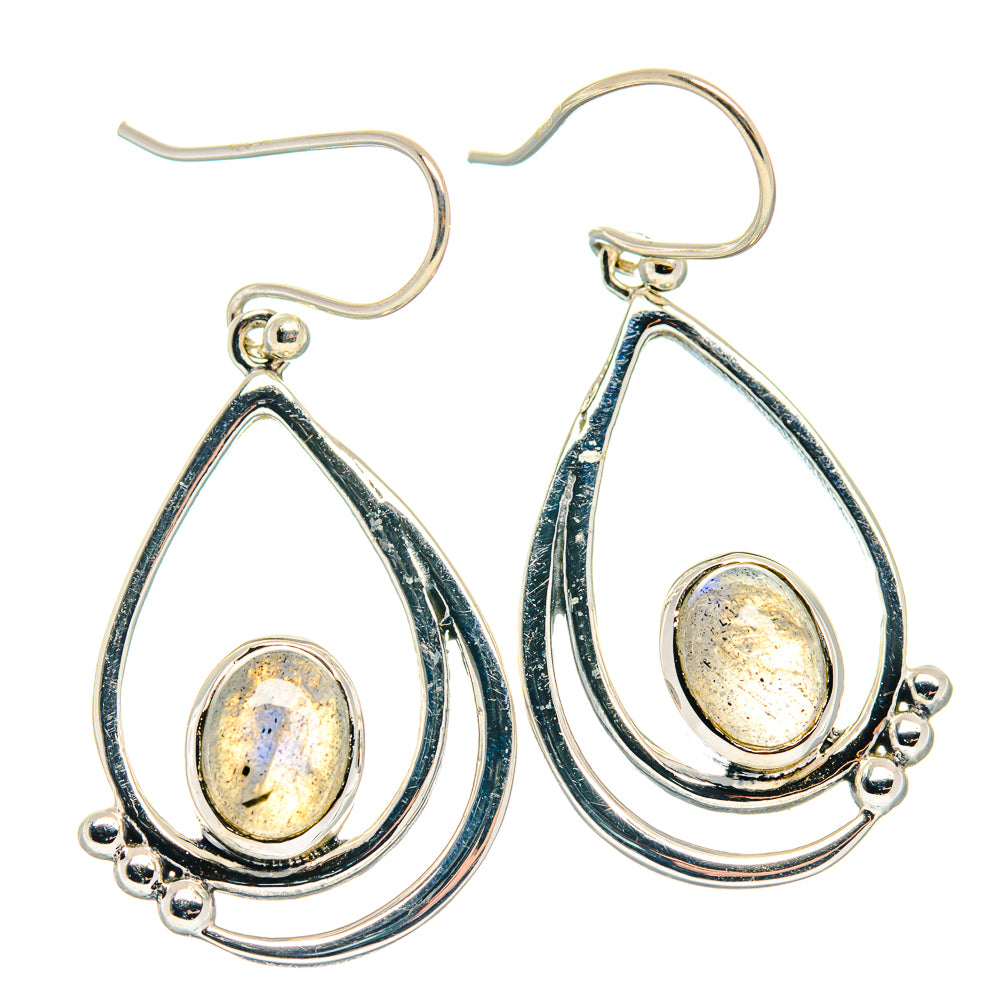 Labradorite Earrings handcrafted by Ana Silver Co - EARR423195
