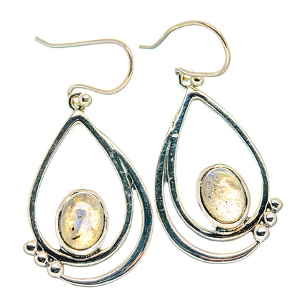 Labradorite Earrings handcrafted by Ana Silver Co - EARR423195
