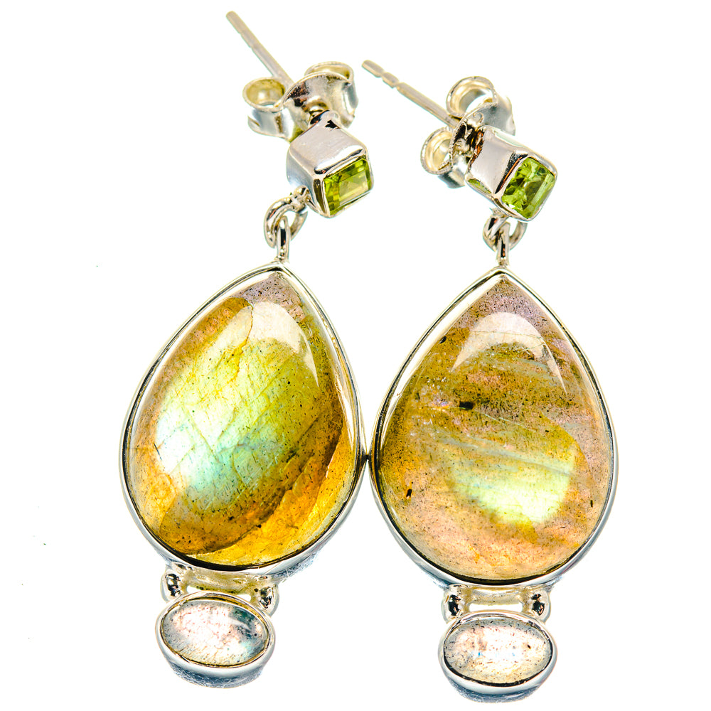 Labradorite Earrings handcrafted by Ana Silver Co - EARR423201