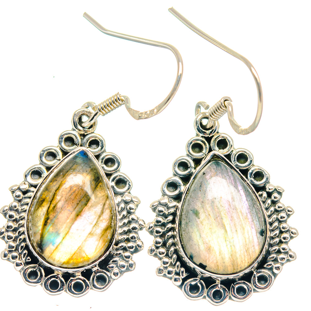 Labradorite Earrings handcrafted by Ana Silver Co - EARR423202