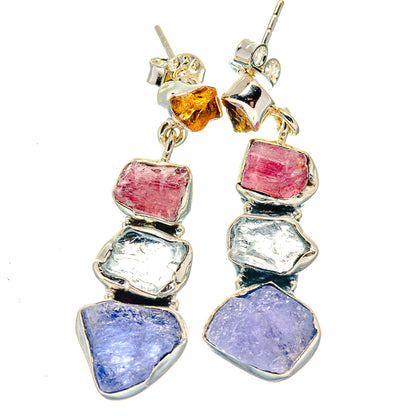 Tanzanite Earrings handcrafted by Ana Silver Co - EARR423206