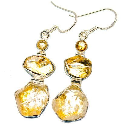 Citrine Earrings handcrafted by Ana Silver Co - EARR423208