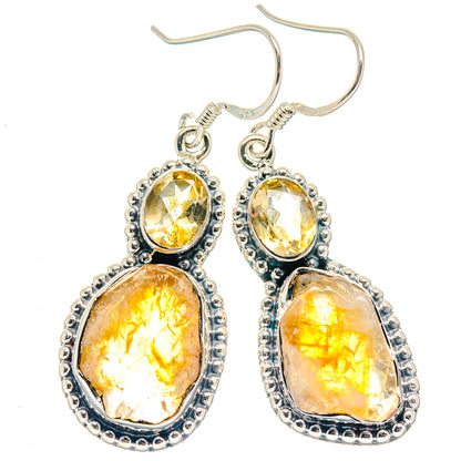 Citrine Earrings handcrafted by Ana Silver Co - EARR423213