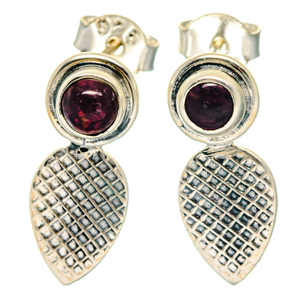 Garnet Earrings handcrafted by Ana Silver Co - EARR423228