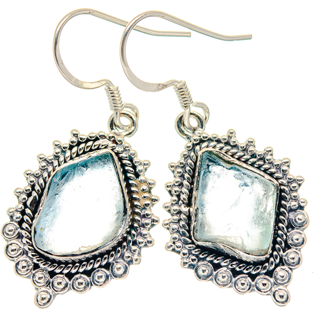 Aquamarine Earrings handcrafted by Ana Silver Co - EARR423236