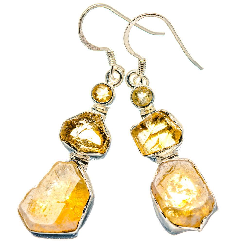 Citrine Earrings handcrafted by Ana Silver Co - EARR423239