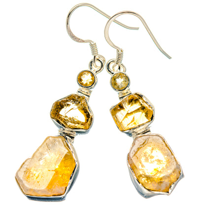Citrine Earrings handcrafted by Ana Silver Co - EARR423239